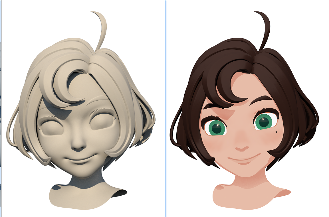 卡通材质的测试