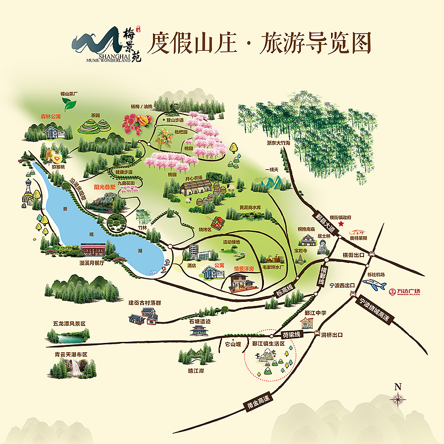 旅游配套导览图