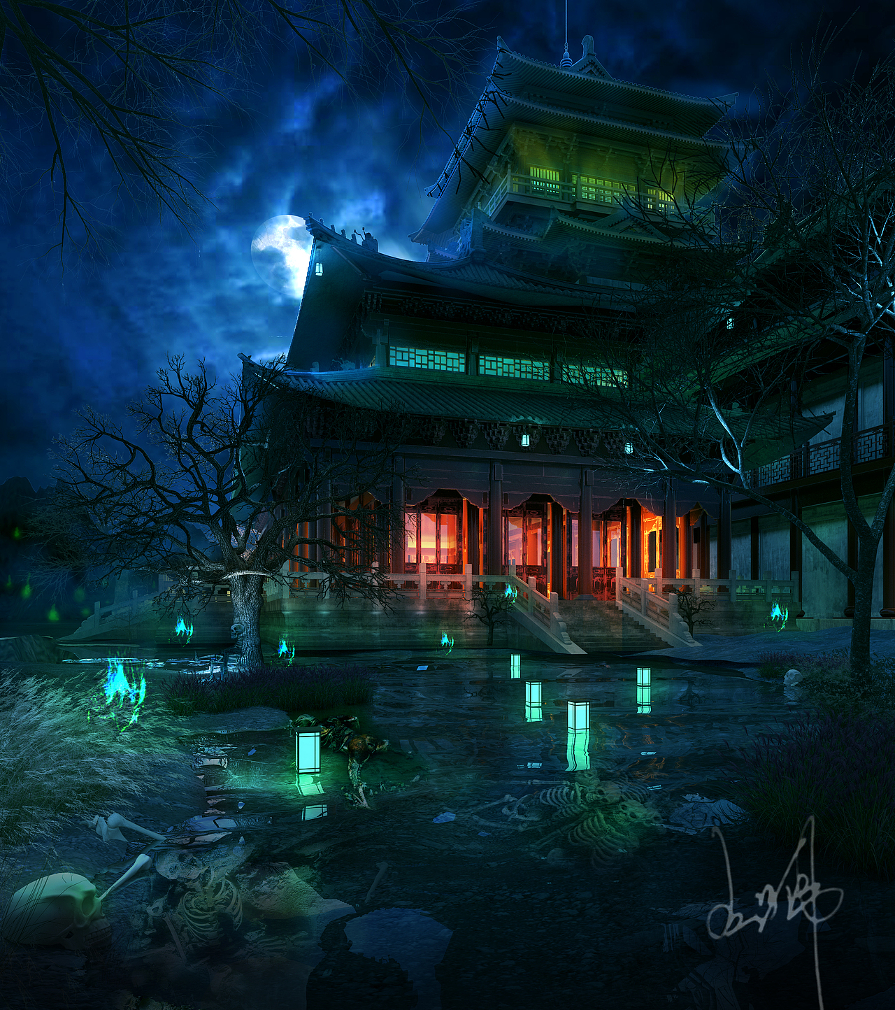 建筑表现-CG练习（图ZMjA5ODE3ODA0） - 建筑/空间 - 站酷设计师VR_YMW原创素材 - 站酷ZCOOL