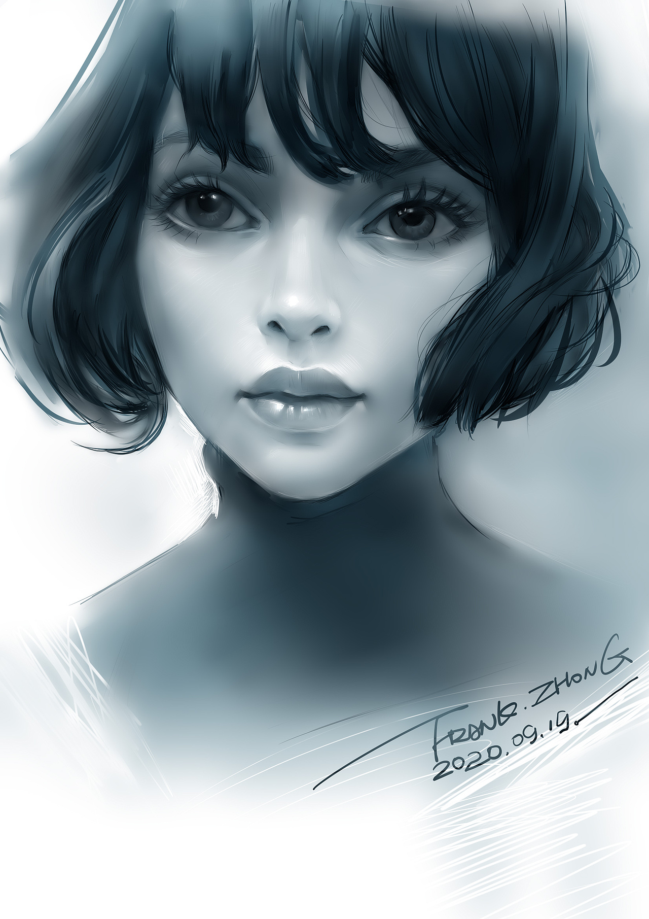 头像（图ZMjI1NTQ2NDUy） - 商业插画 - 站酷设计师FRANKZHONG原创素材 - 站酷ZCOOL