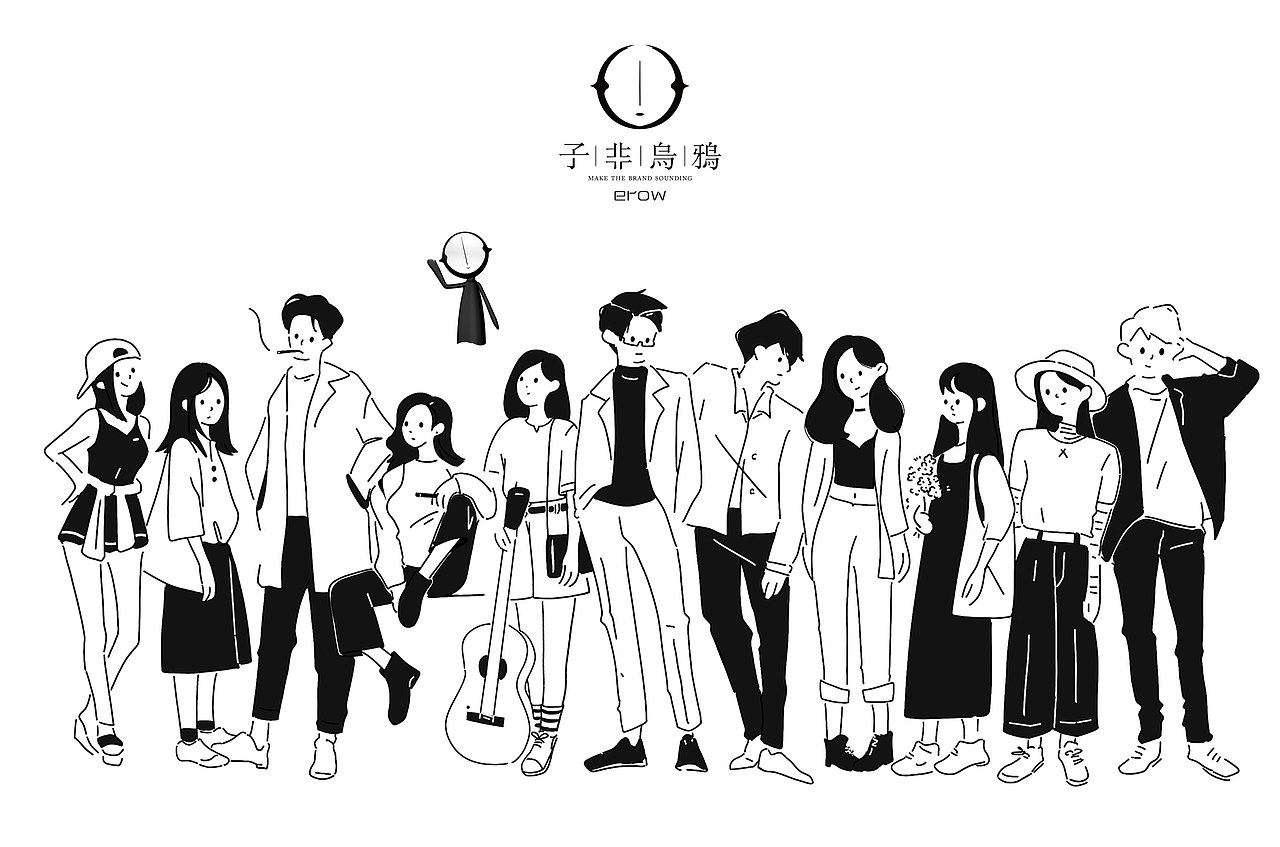 子非乌鸦的IP故事与形象（图ZMjI0NzU5ODEy） - IP形象 - 站酷设计师子非乌鸦原创素材 - 站酷ZCOOL