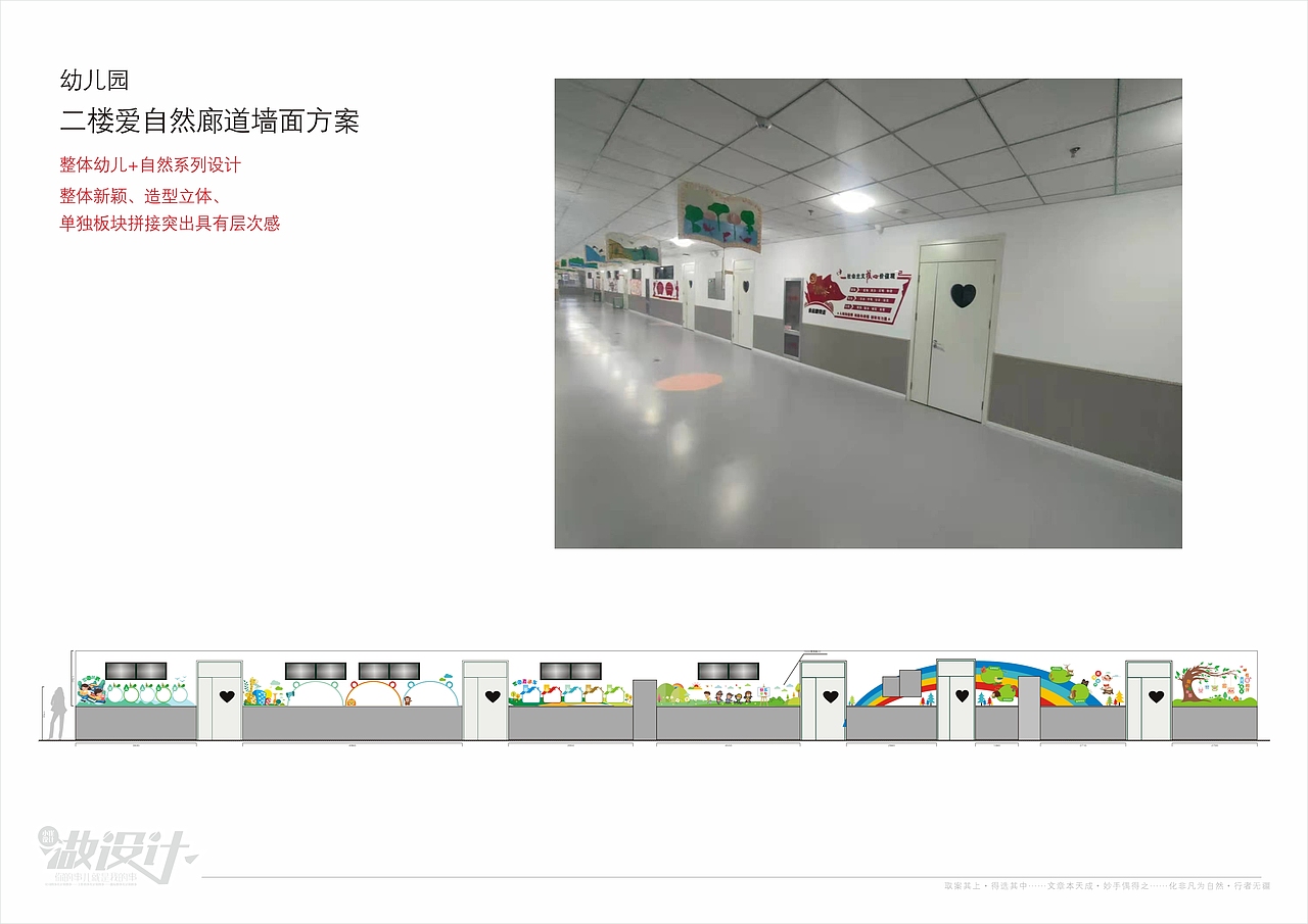 幼儿园文化墙展示二爱自然篇
