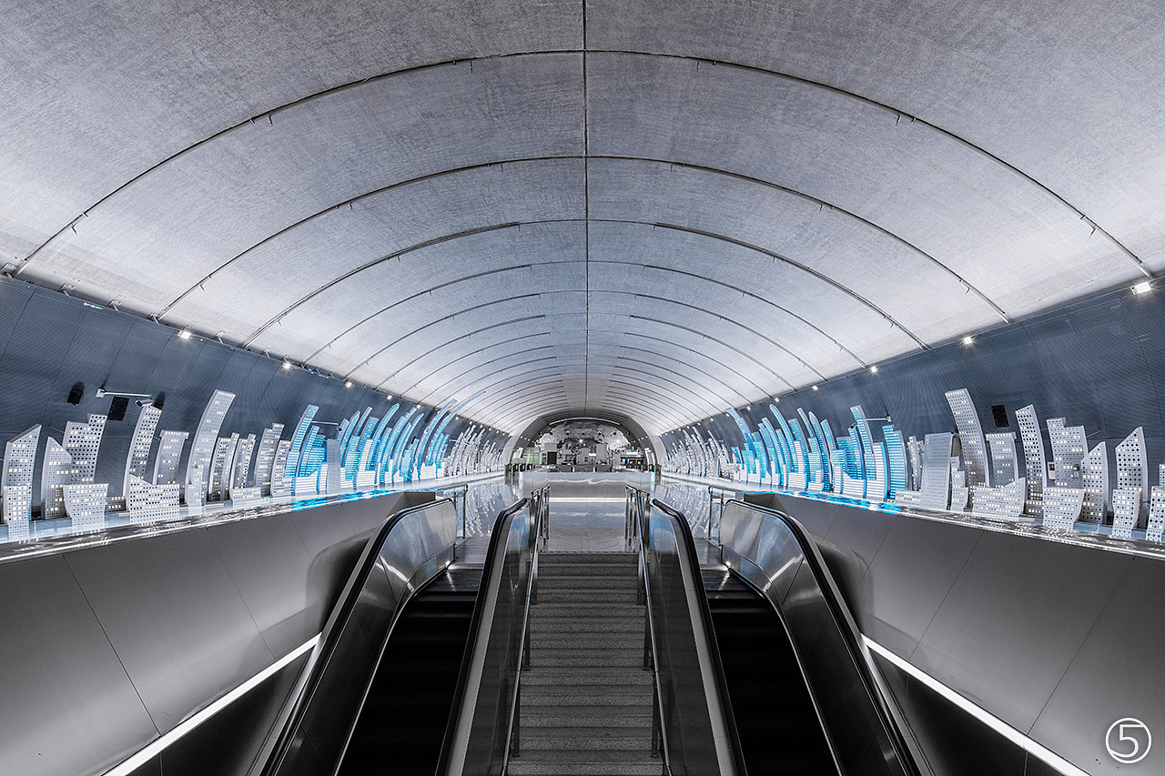 上海最美地铁站地铁—15号线吴中路站