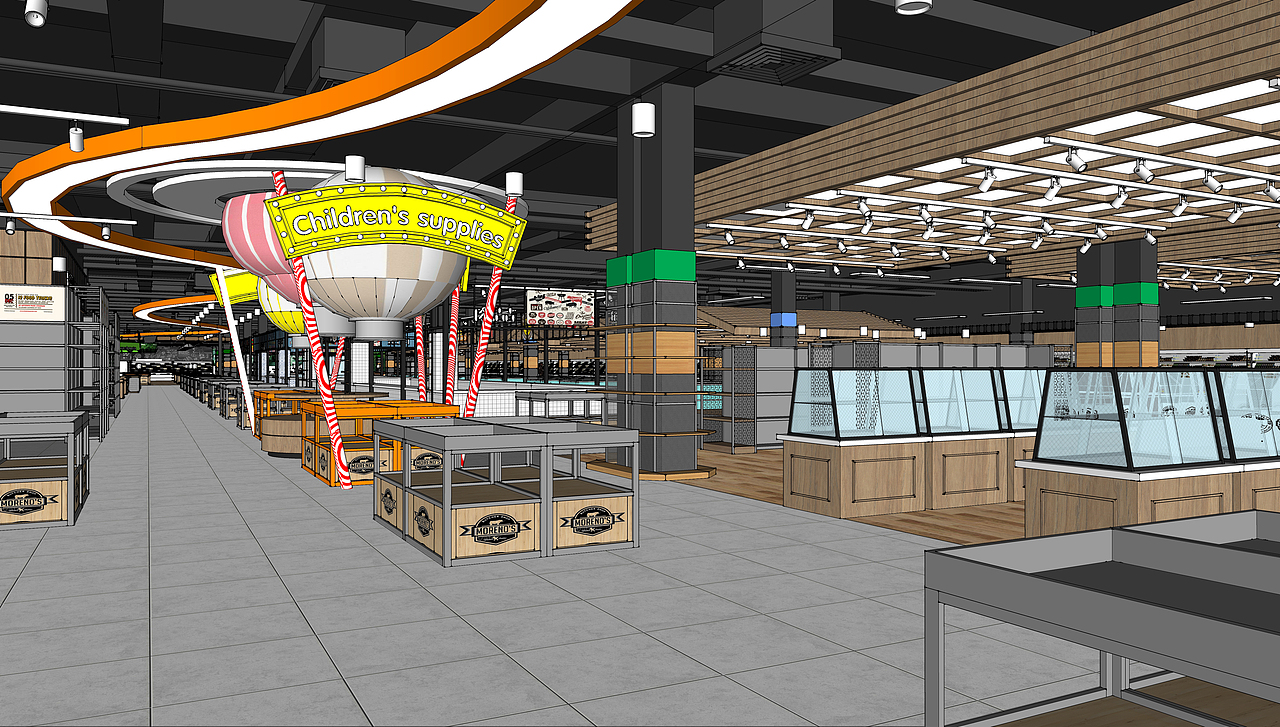 超级大卖场（图ZMTU2MzM5MDgw） - 家装设计 - 站酷设计师dshang3302原创素材 - 站酷ZCOOL