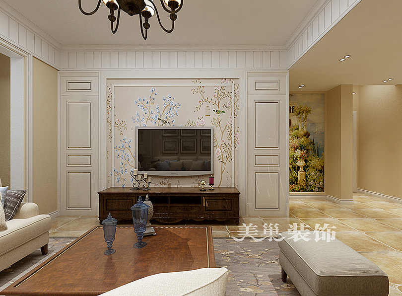 海上五月花137平现代美式,大气清新三室