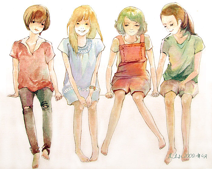 早期的几张水彩