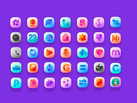 Theme Icon - SUMSUNG（个人主页-ZMzgxNDMyMDg=） - 主题/皮肤 - 站酷设计师话痨仙女裙原创素材 - 站酷ZCOOL