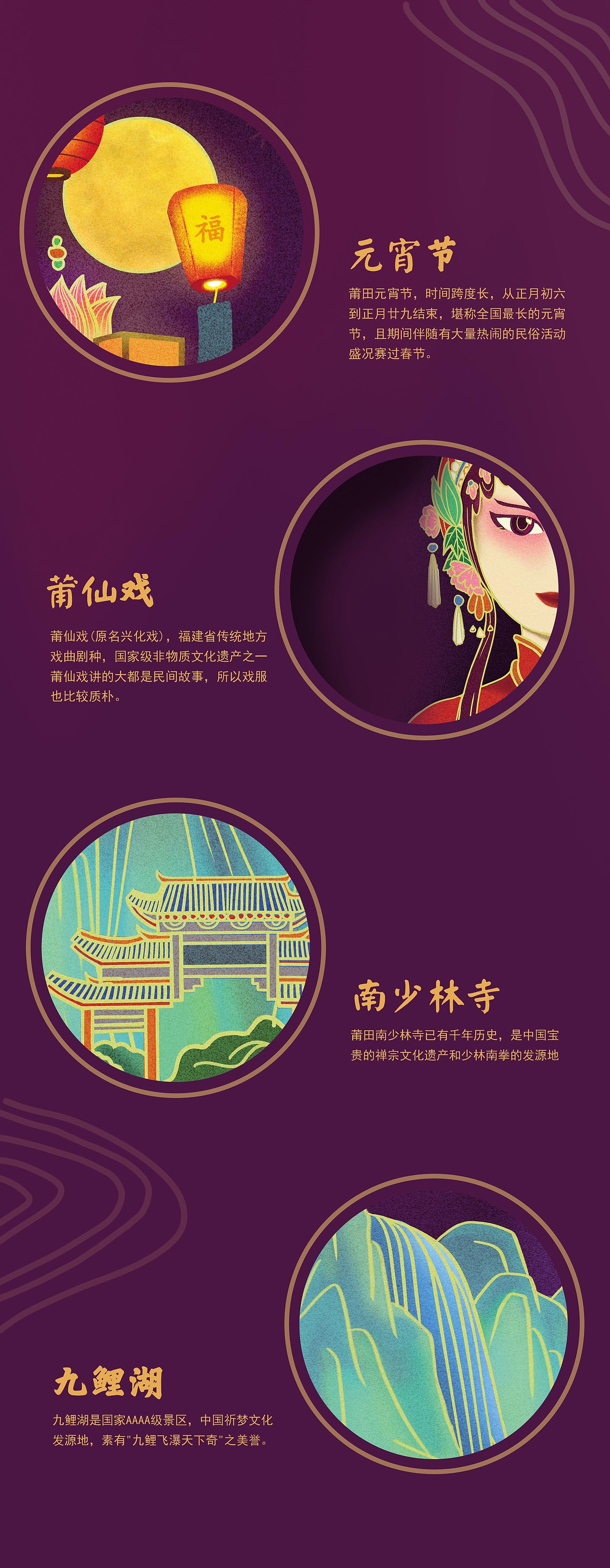 城市插画 国潮 福建 莆田 旅游 文创（图ZMjU1NzcyODIw） - 商业插画 - 站酷设计师端良镜安原创素材 - 站酷ZCOOL