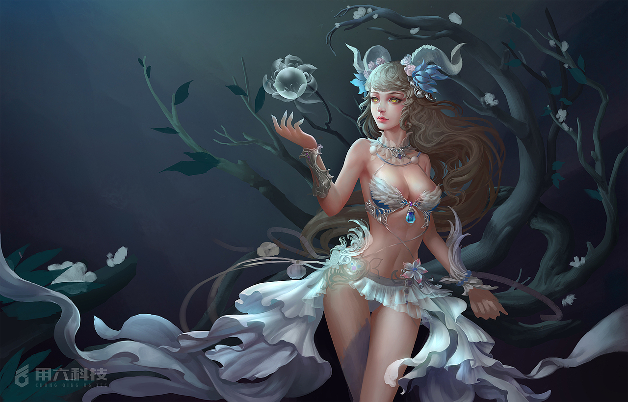 原创插画《木藤》步骤图