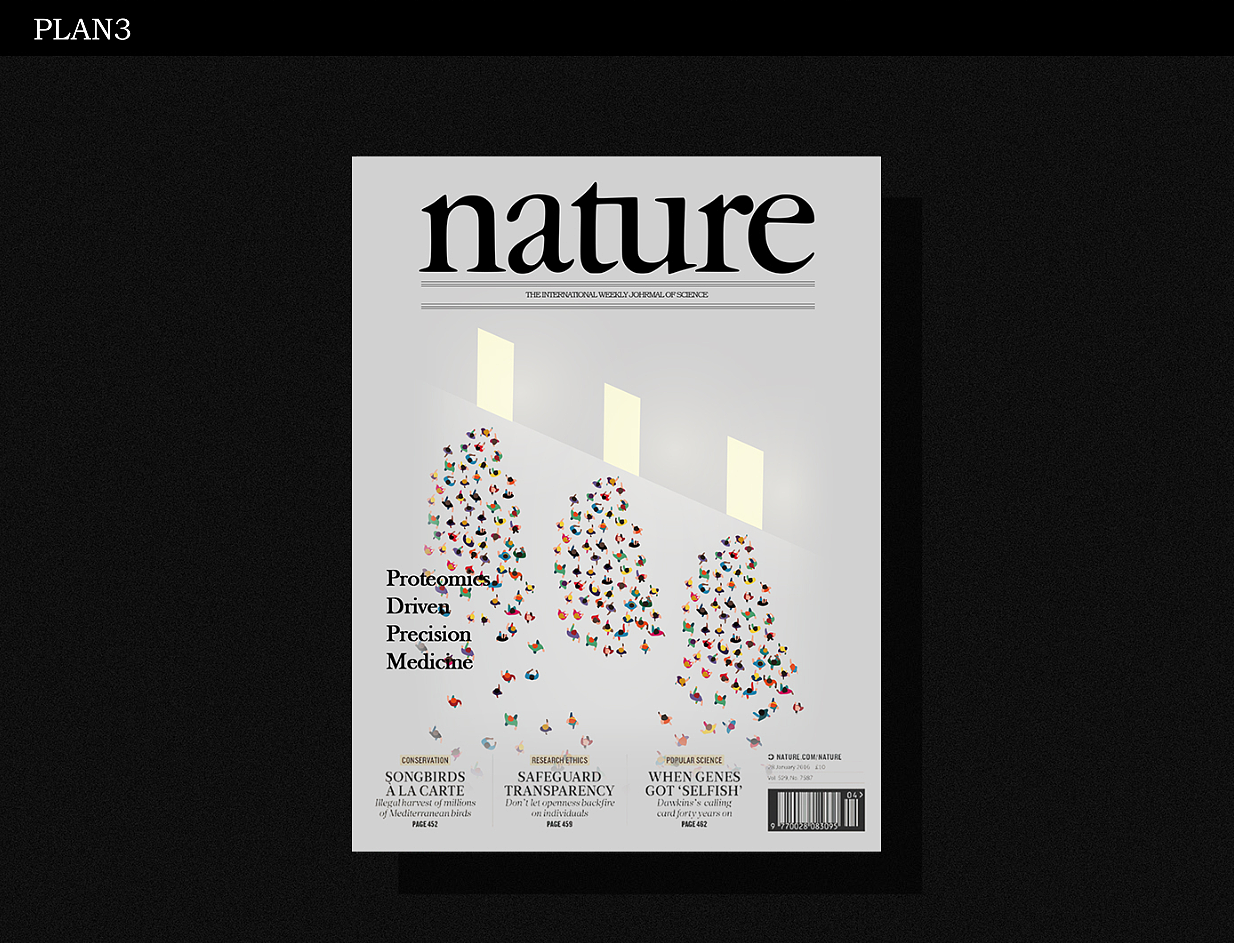 《nature》杂志封面设计|平面|书籍/画册|狼耕创意设计_原创作品-站酷