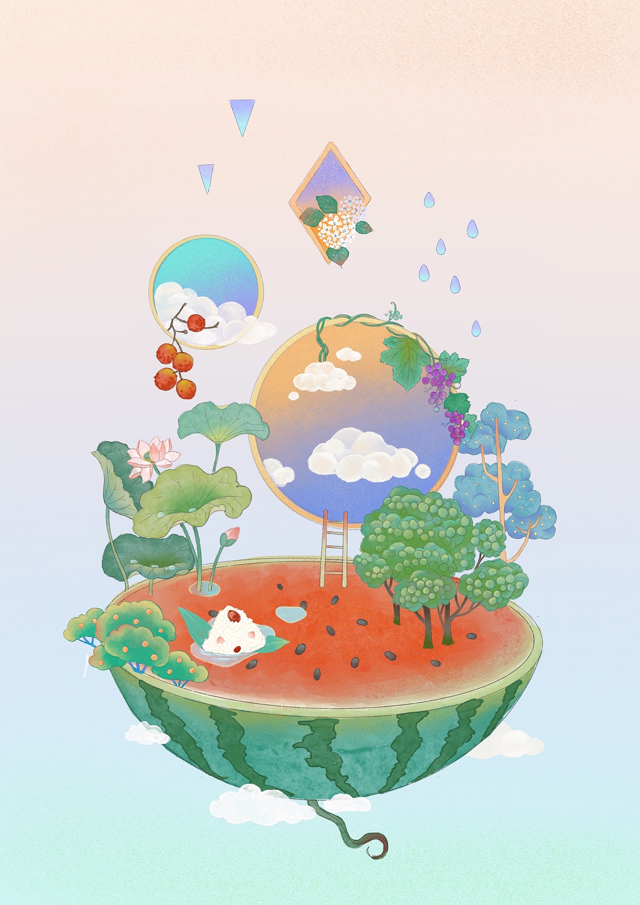 iPad procreate小画习作（图ZMjE0MTg1NjAw） - 创作习作 - 站酷设计师Andyshan原创素材 - 站酷ZCOOL