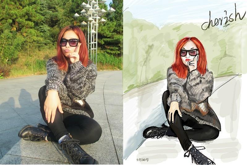 手繪（圖ZMjYyMDA5ODQ=） - 創(chuàng)作習(xí)作 - 站酷設(shè)計(jì)師瑤瑤瑤瑤原創(chuàng)素材 - 站酷ZCOOL