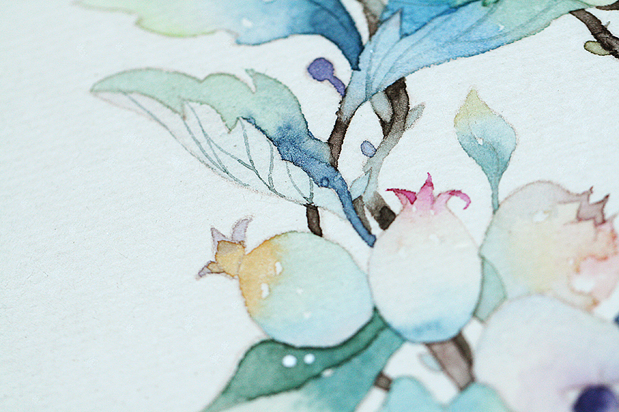 清凉~水彩教程书交稿啦（图ZODAxMjA0NjA=） - 商业插画 - 站酷设计师Mrs_Candy田原创素材 - 站酷ZCOOL