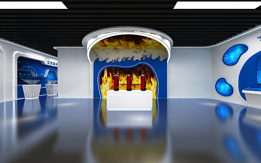 中国中铁安全消防体验馆（图ZMjEwNDU5NDcy） - 建筑/空间 - 站酷设计师3D设计联系我原创素材 - 站酷ZCOOL