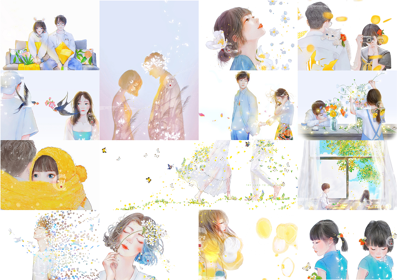 2020陈叉子插画总结（图ZMjM1NjM0NDcy） - 商业插画 - 站酷设计师陈叉子原创素材 - 站酷ZCOOL