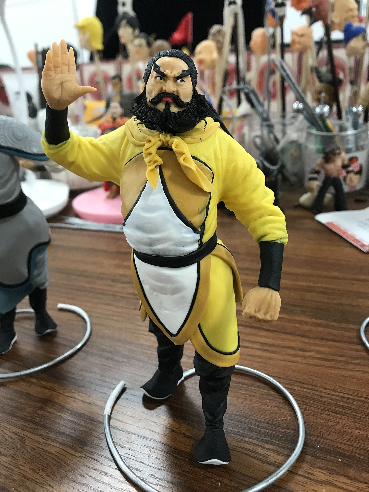 康健面塑作品《西游妖王》