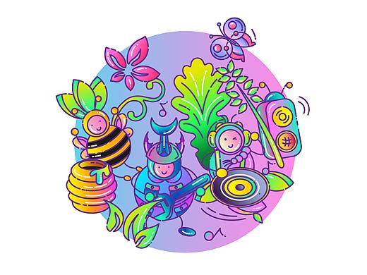 虫虫乐园主题手机图标