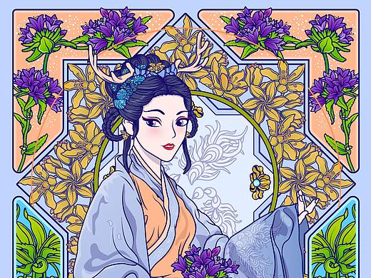 宮廷插畫(huà)（個(gè)人主頁(yè)-ZNTE3MDAxNDQ=） - 創(chuàng)作習(xí)作 - 站酷設(shè)計(jì)師憂郁的哪吒原創(chuàng)素材 - 站酷ZCOOL