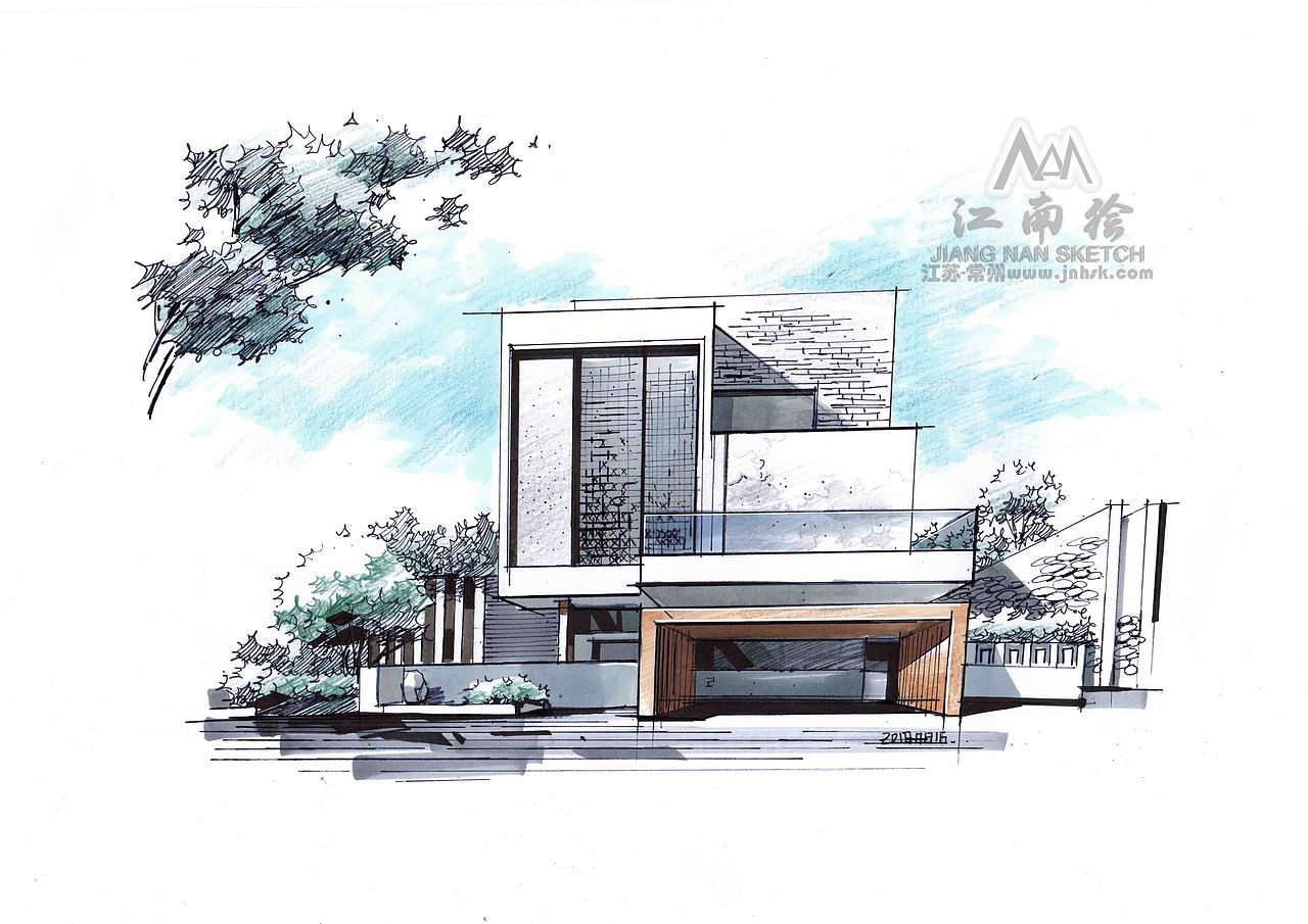 环艺设计手绘作品集（图ZMTg4ODQ0ODMy） - 家装设计 - 站酷设计师设计师的历程原创素材 - 站酷ZCOOL