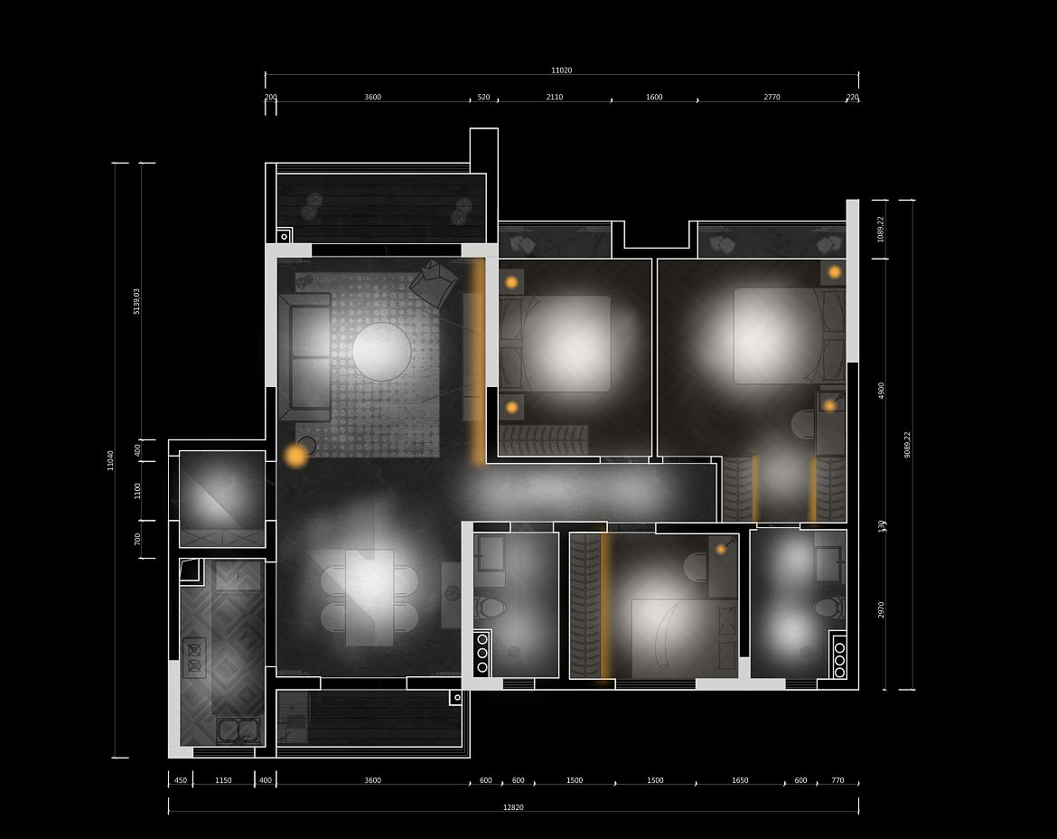 室内布局彩屏图（图ZMTkxODM5NTUy） - 家装设计 - 站酷设计师Ronny聪原创素材 - 站酷ZCOOL