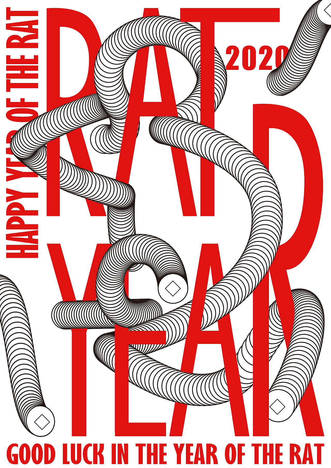 2020鼠年海報（圖ZMTk1MDg5MTU2） - 海報 - 站酷設計師l1nle1原創(chuàng)素材 - 站酷ZCOOL