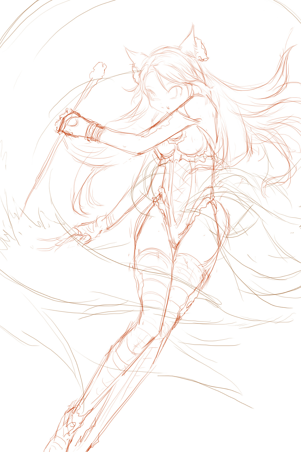 九尾狐|插画|商业插画|贱二十三 - 原创作品 - 站酷 (zcool)