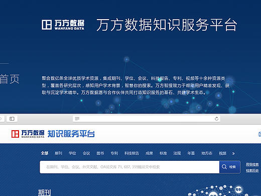 万方数据知识服务平台