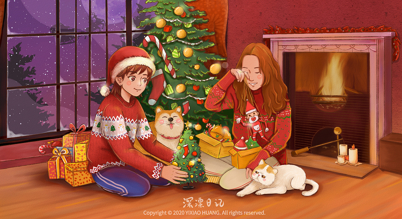 深漂日记（图ZMjM0MDQzMDE2） - 艺术插画 - 站酷设计师YIXIAO_原创素材 - 站酷ZCOOL