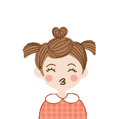 表情包设计--《机智girl多米》（图ZMjAzMjE5NzQ0） - 艺术插画 - 站酷设计师梁子榛原创素材 - 站酷ZCOOL
