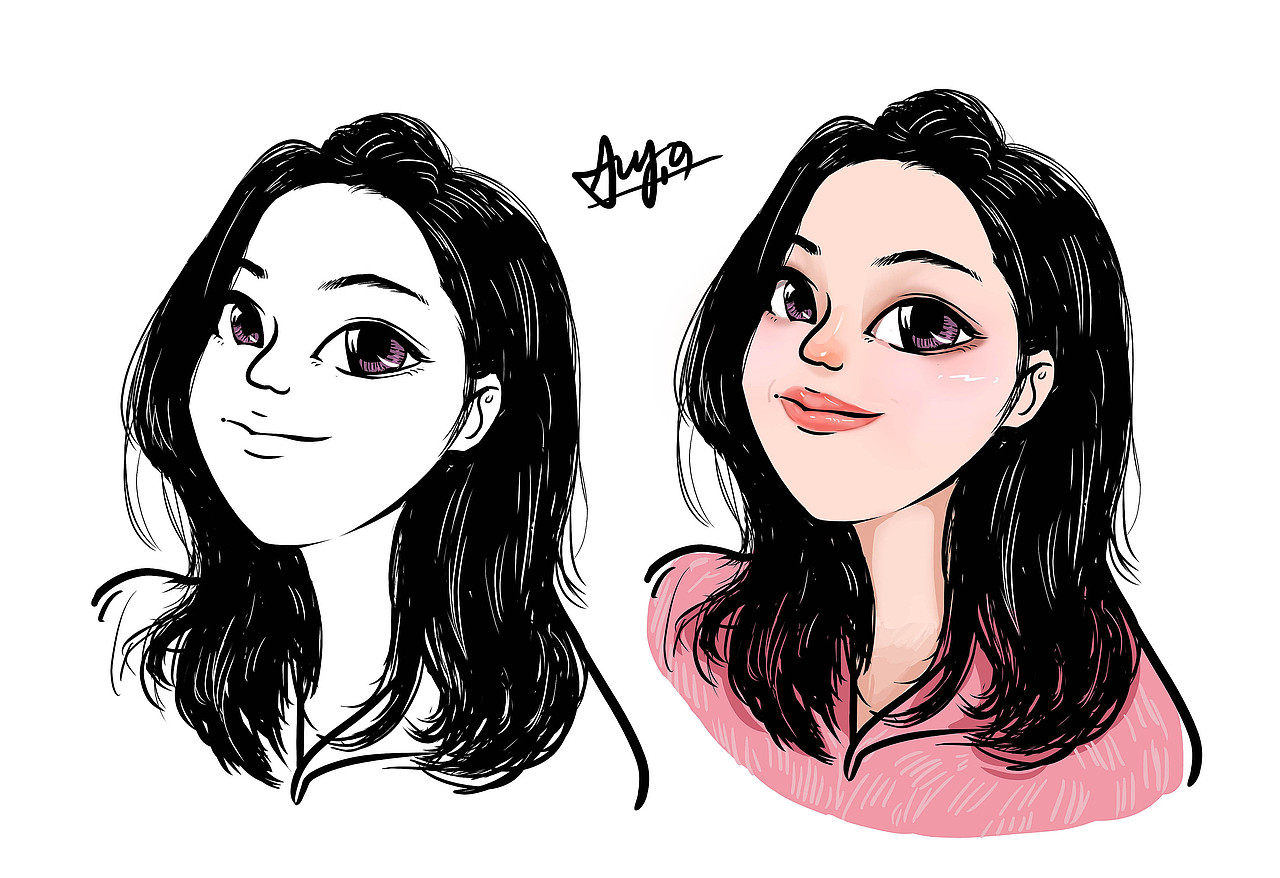 2018年7月头像绘 by Amy.a