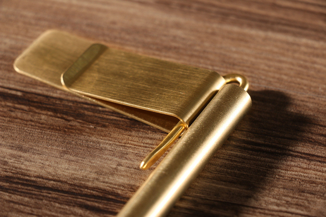 黄铜笔夹