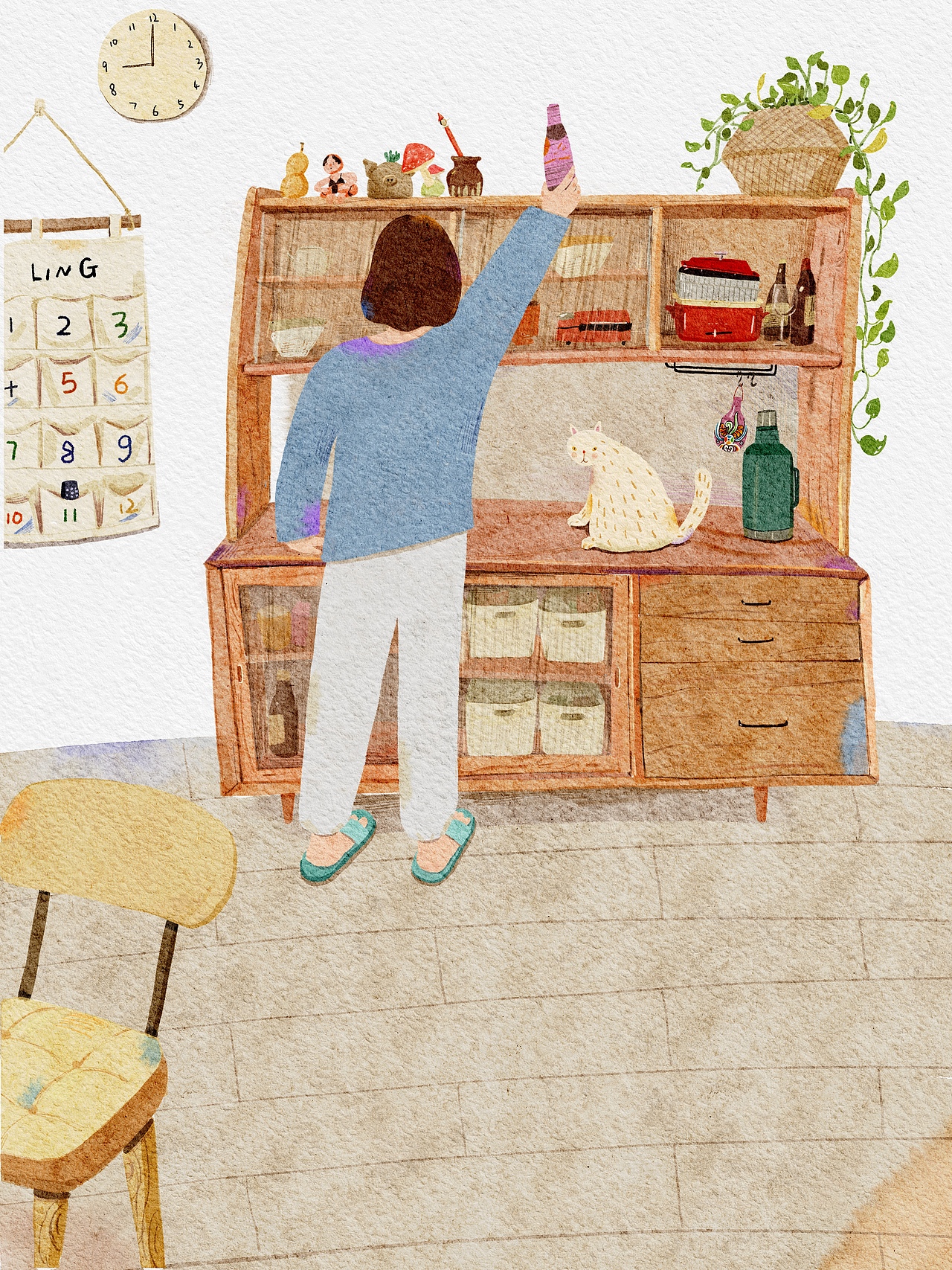 我的柜子很凌乱!