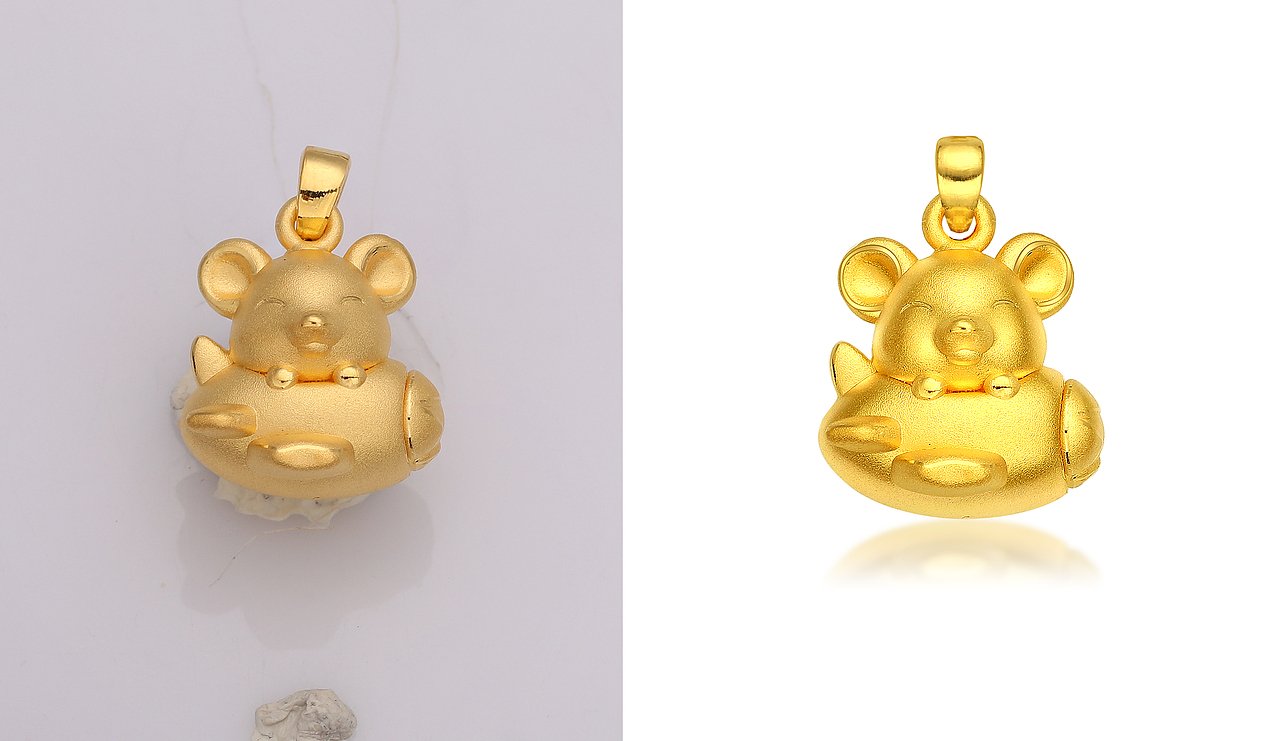 -珠宝黄金修图-老鼠硬金