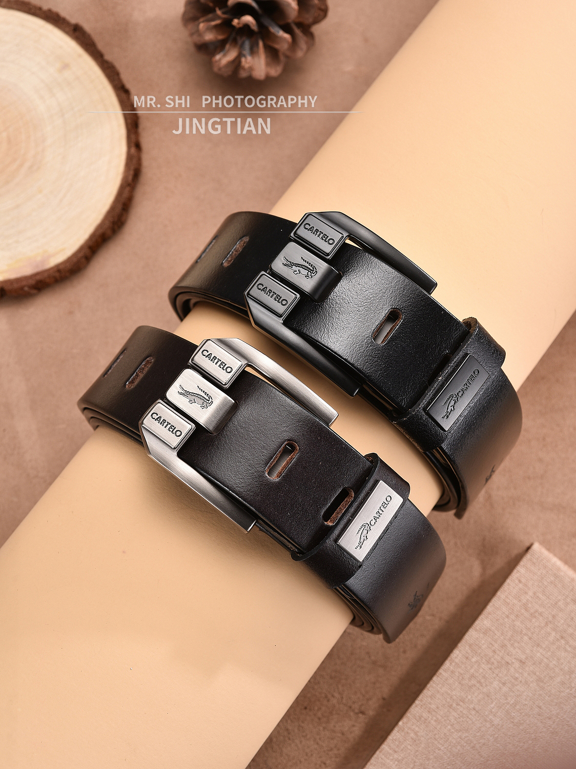 针扣皮带拍摄 复古皮带拍摄皮带拍摄