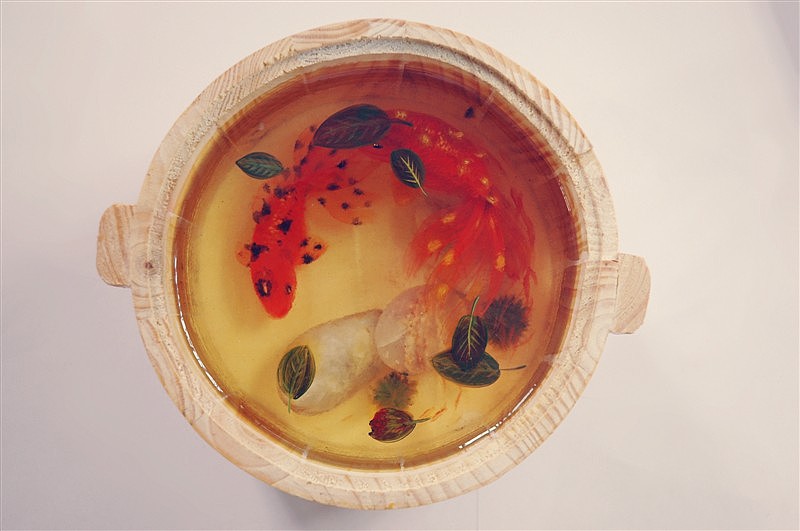 手绘树脂立体画 2012年8月26日作品