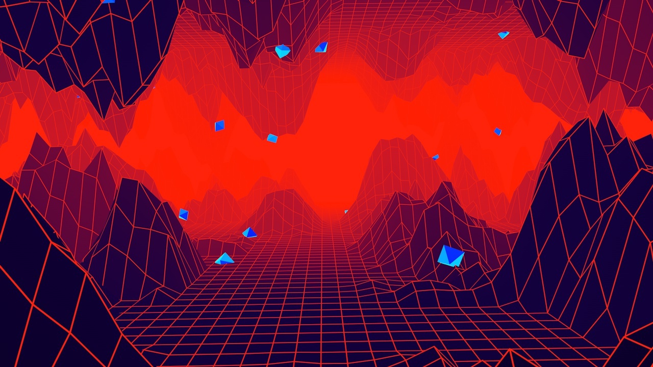 蒸汽波风格vj背景