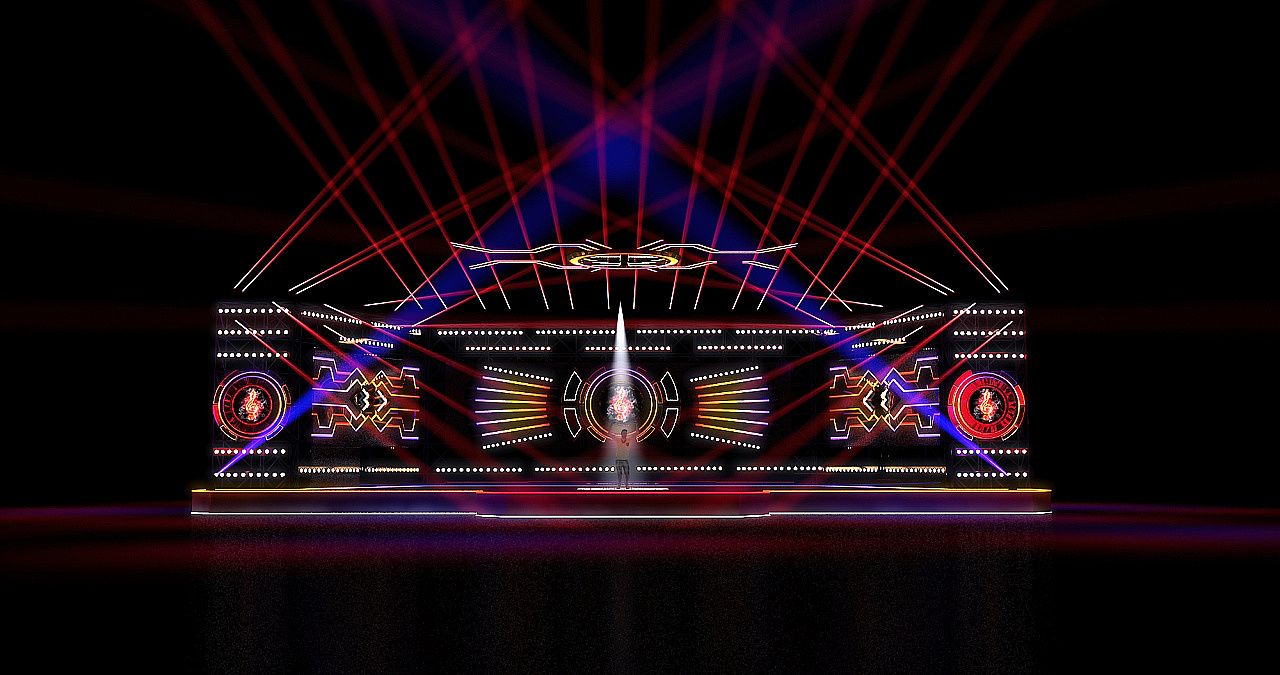 潮流音乐节炫酷舞台