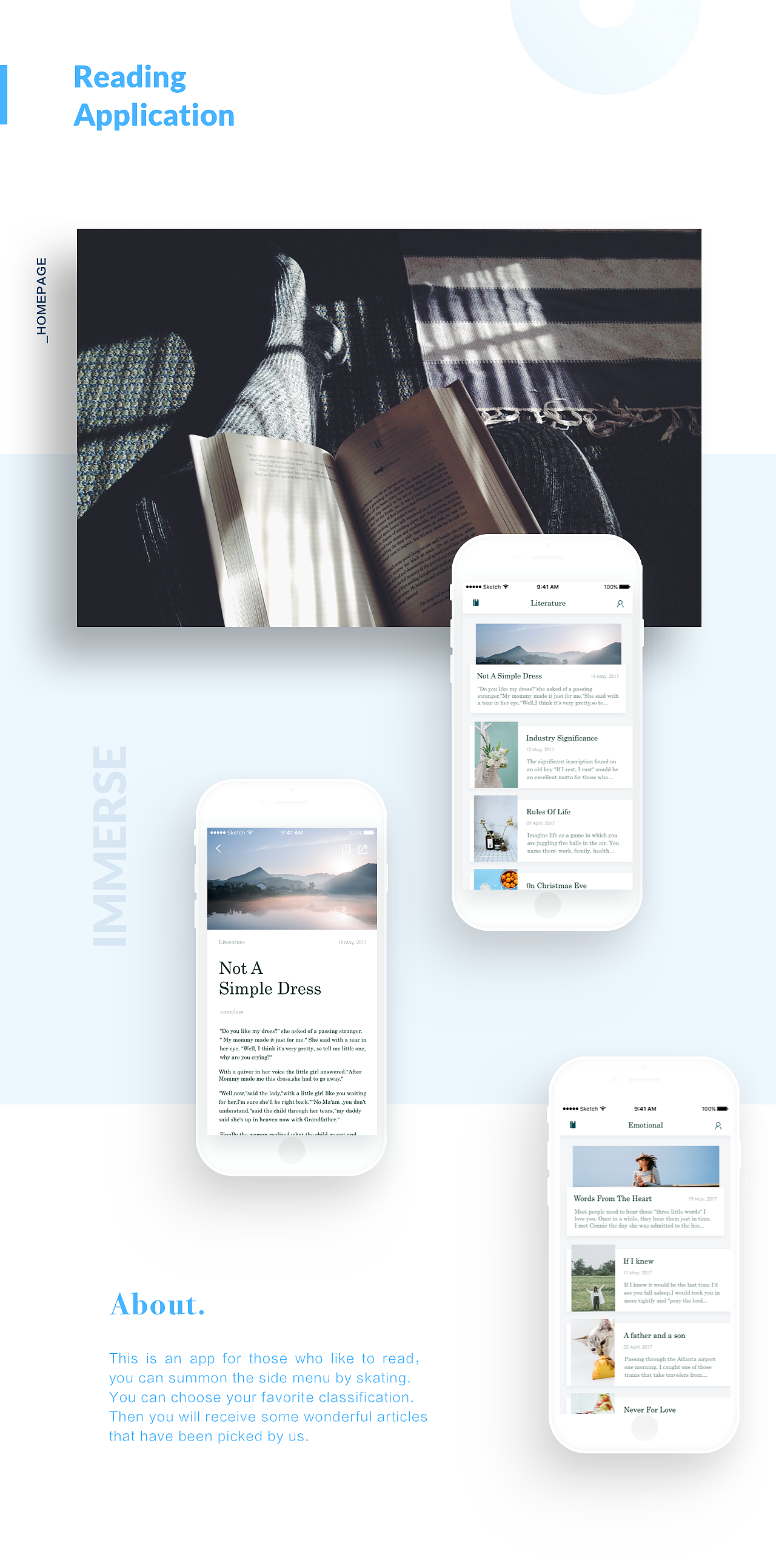 Dribbble小记(有码)-新闻类/阅读类APP
