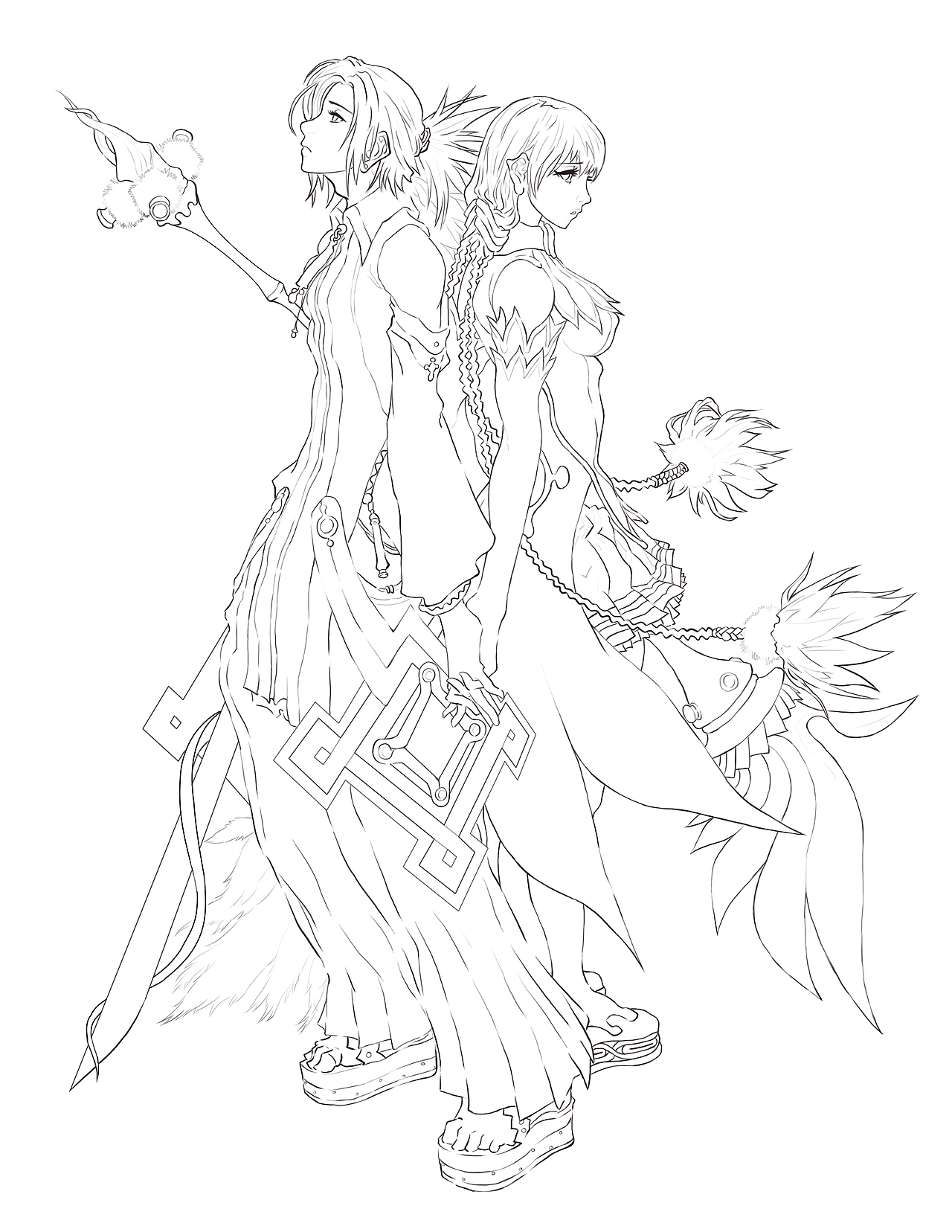 真名法典同人画