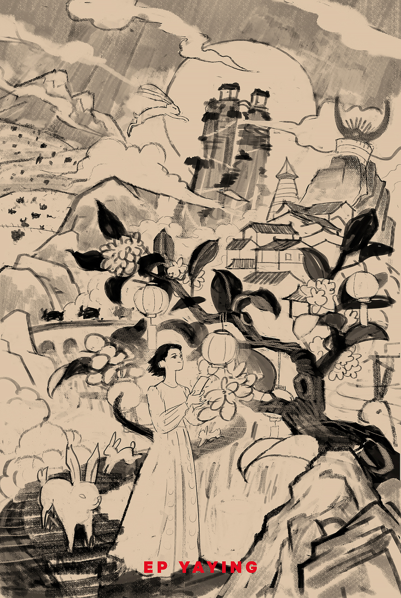 画了些画（图ZMjczNTM1NTAw） - 创作习作 - 站酷设计师大沥梁海强原创素材 - 站酷ZCOOL