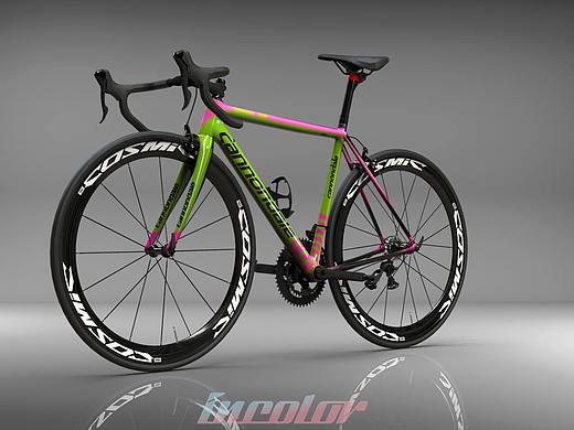 英孚教育-德拉帕克-佳能戴尔车队自行车车架涂装设计
