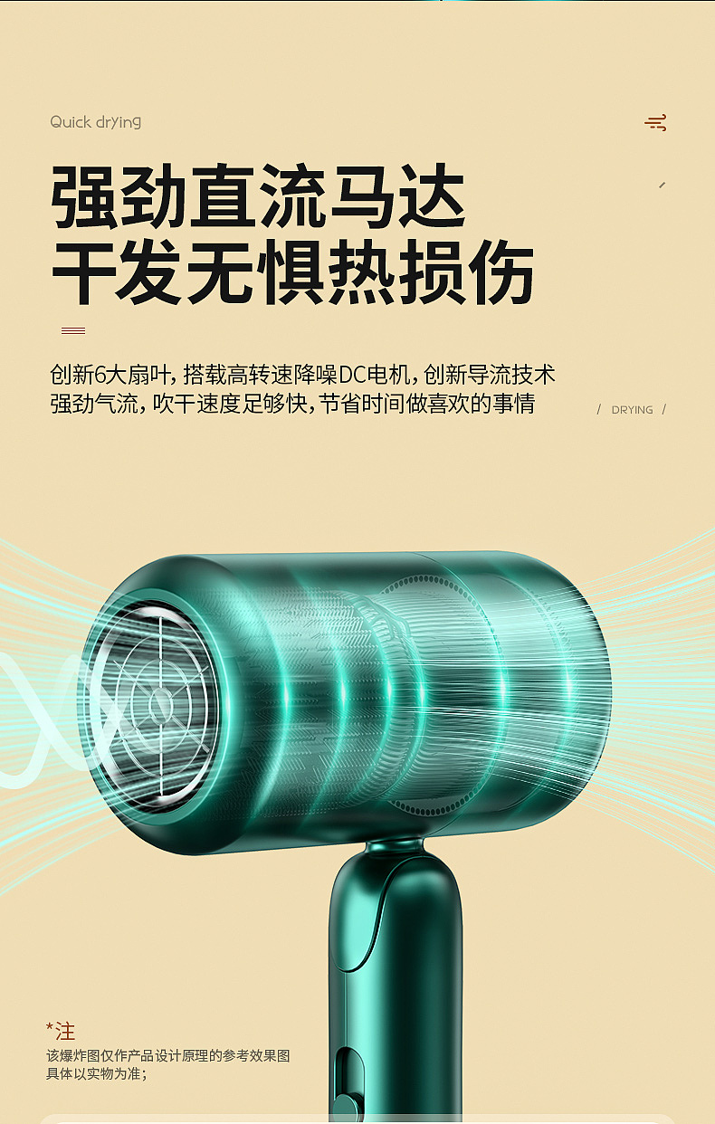 详情页 吹风机 折叠吹风机（图ZMjY5MTcyODEy） - 其他平面 - 站酷设计师张小念有时光机原创素材 - 站酷ZCOOL