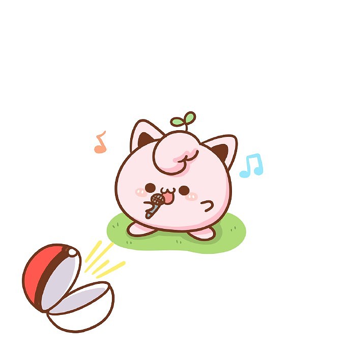 表情长草颜团子去吧宠物小精灵版长草颜团子8p