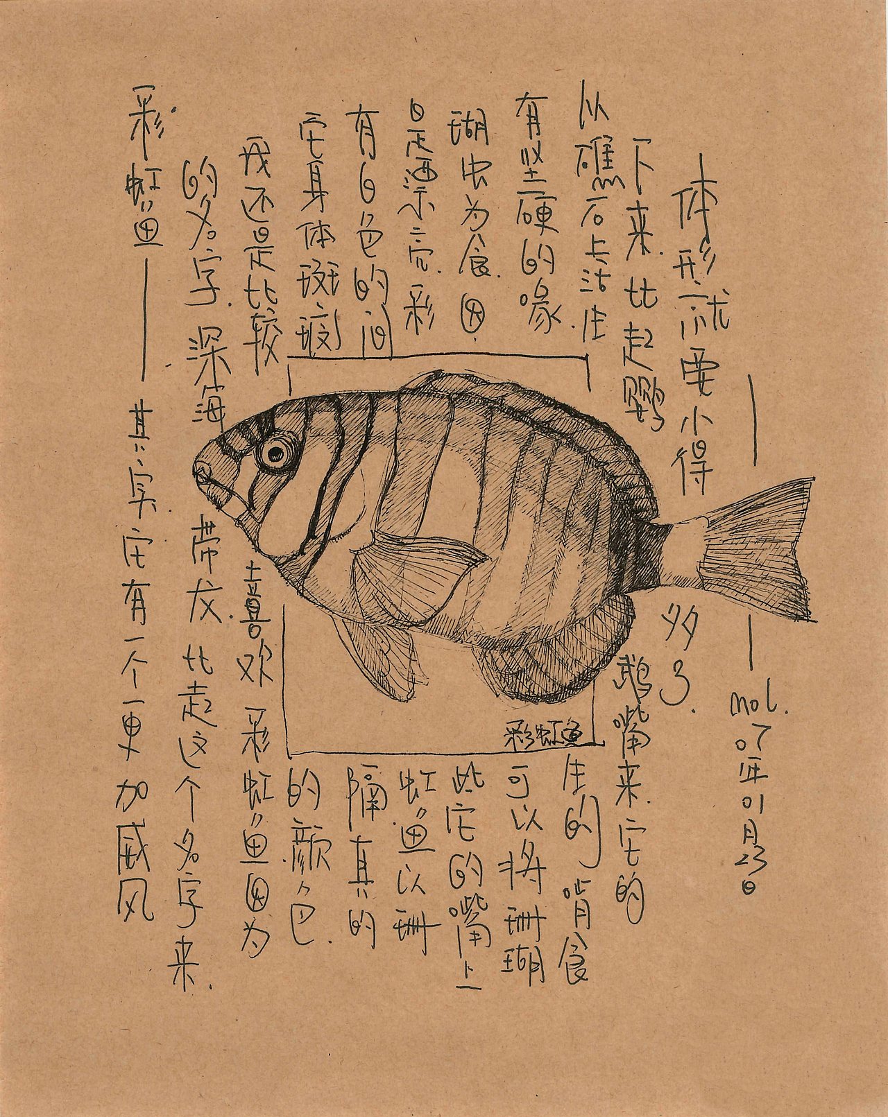 这个关于海鲜的插画手稿（四）（图ZMTM2MzkxMDYw） - 创作习作 - 站酷设计师daimol原创素材 - 站酷ZCOOL