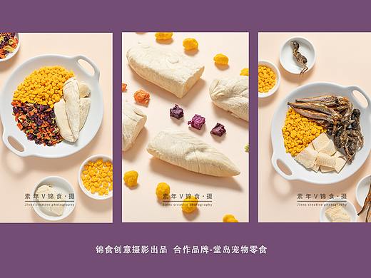 猫狗粮食/宠物零食/鸡肉鱼肉冻干创意拍摄