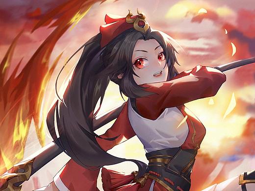 王者荣耀云缨插画