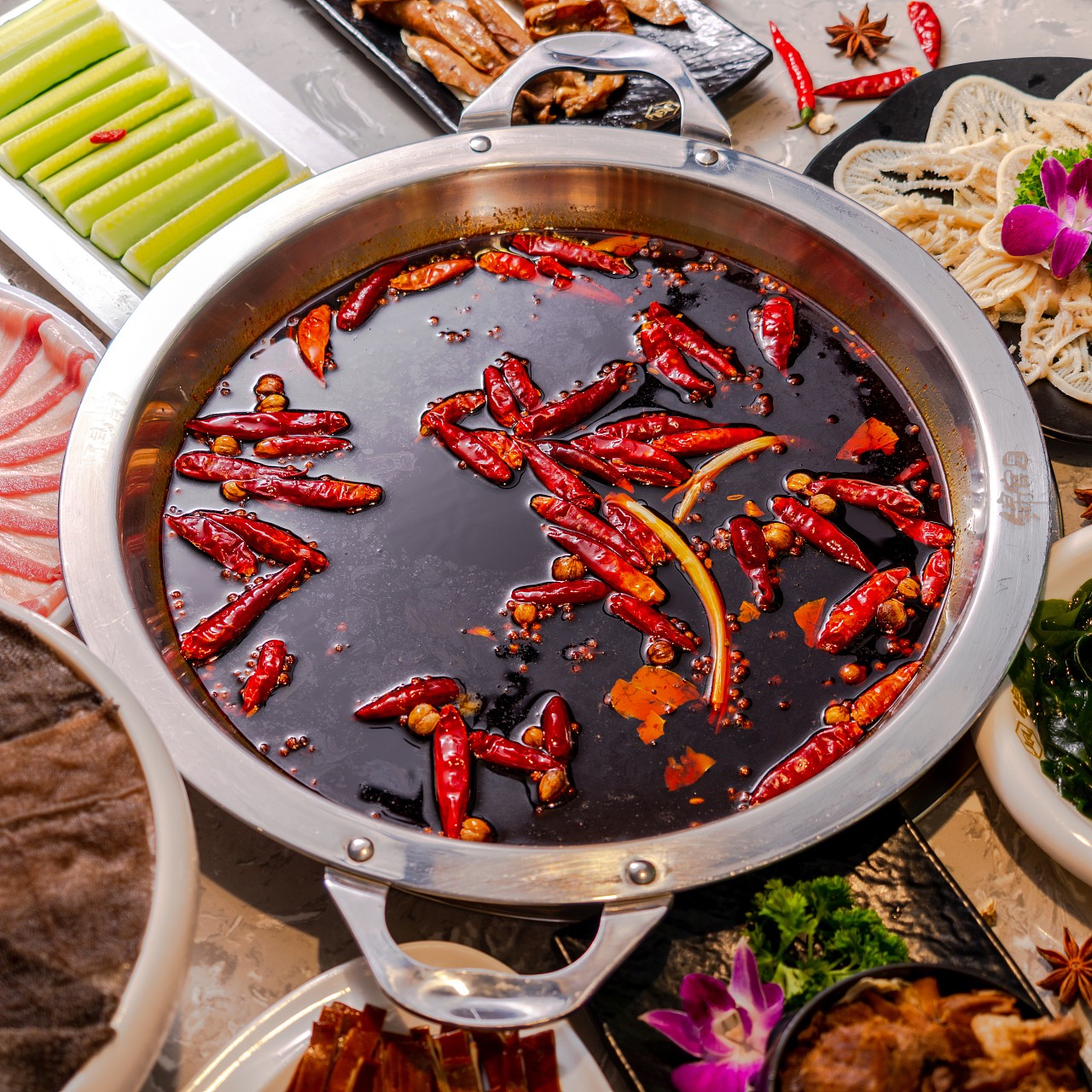 《锦官里老火锅》实地拍摄,火锅拍摄,美食摄影