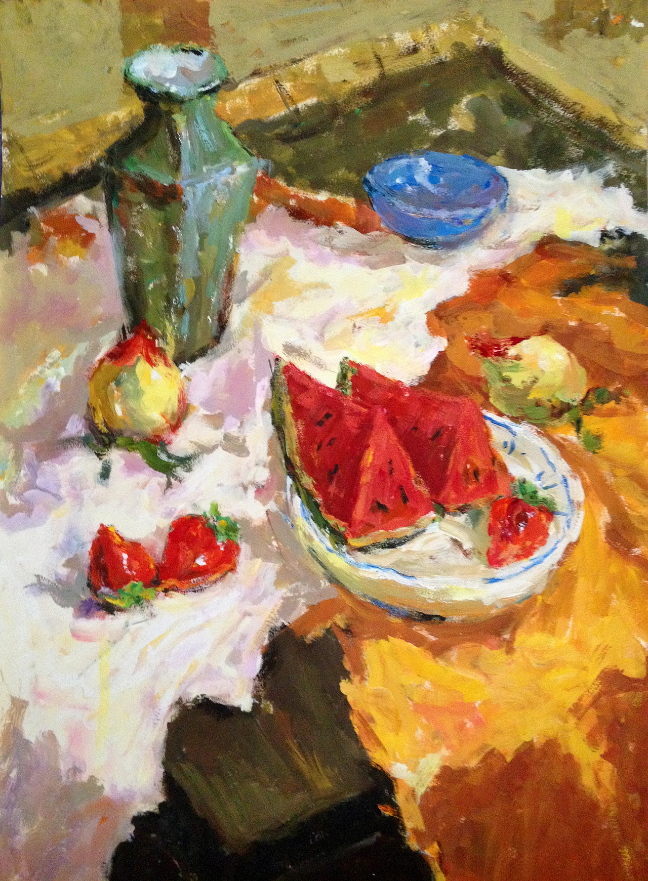 学生时期静物色彩写生