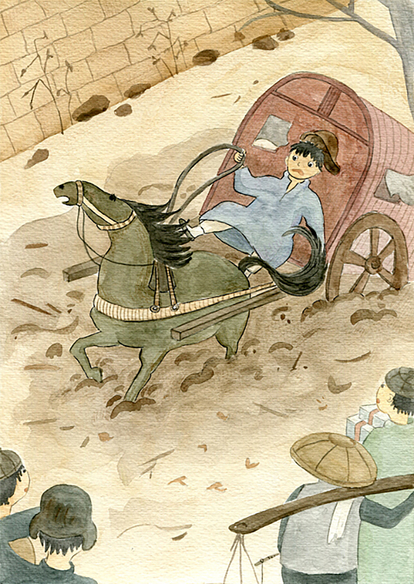 为萧红的呼兰河传配的内插明天出版社