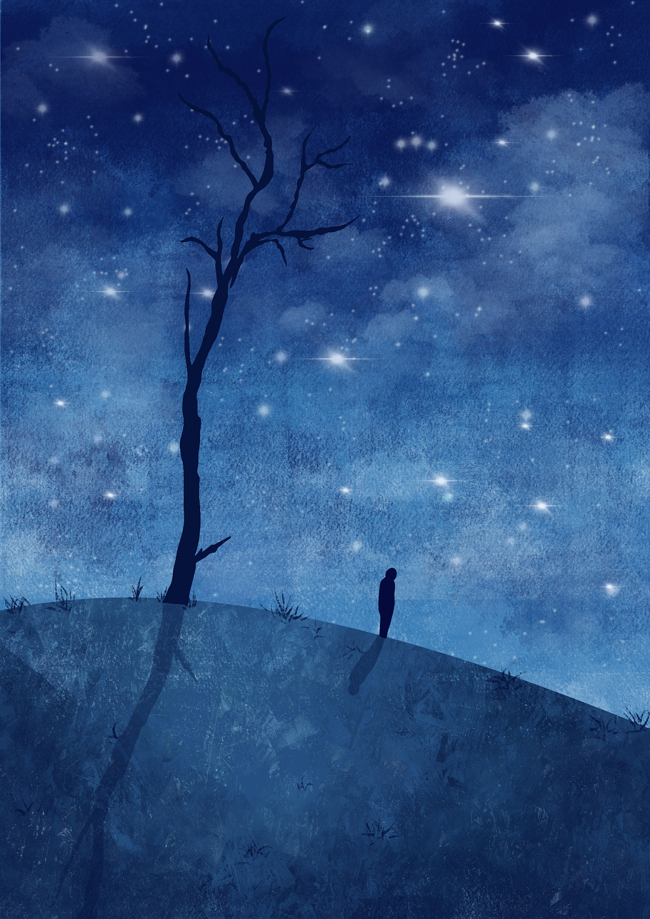 孤独|插画|艺术插画|糖峰霉 - 原创作品 - 站酷 (zcool)